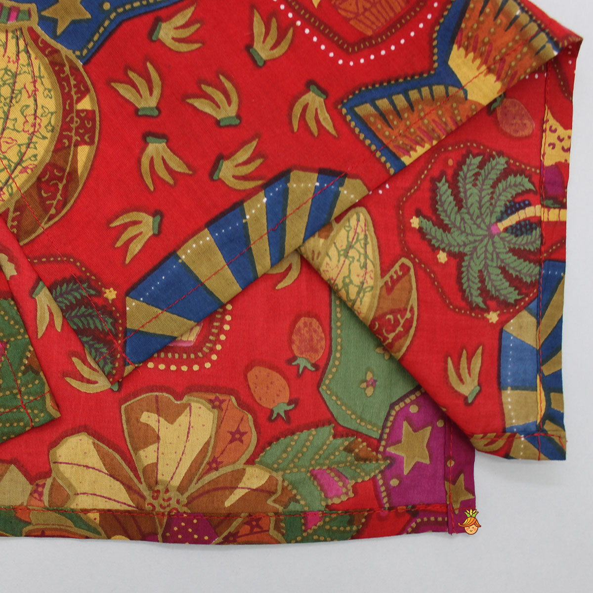 Pre Order: Vibrant Multicolour Printed Kurta With Pyjama