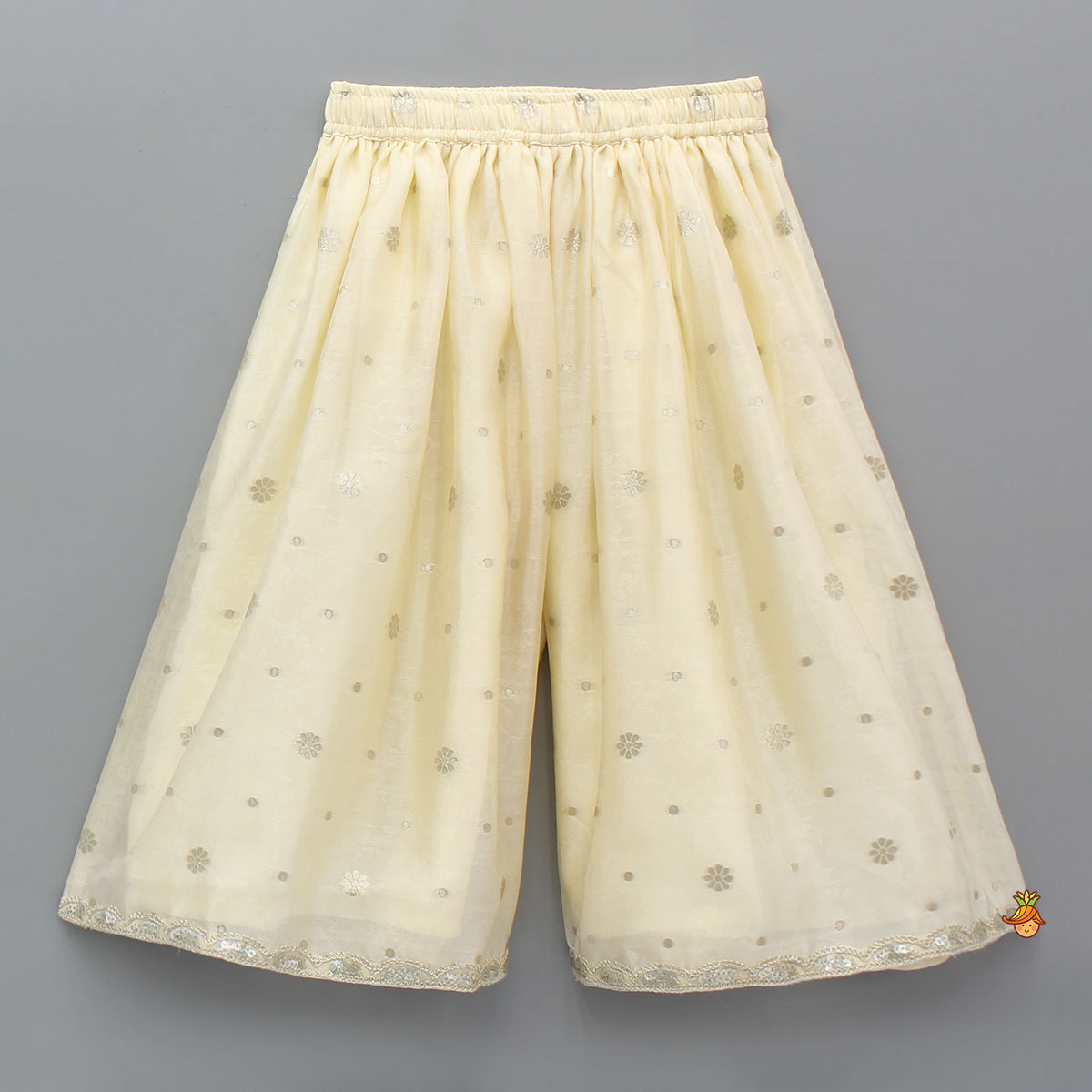 Pre Order: Beautiful Green Embroidered Halter Neck Top With Flared Palazzo