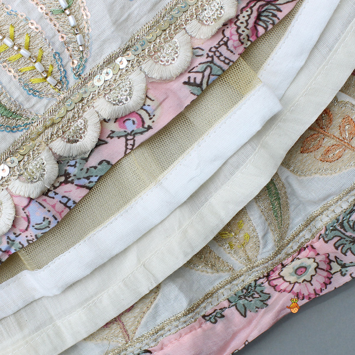 Pre Order: Gorgeous Embroidered Yellow Top With Embroidered Lehenga And Dupatta