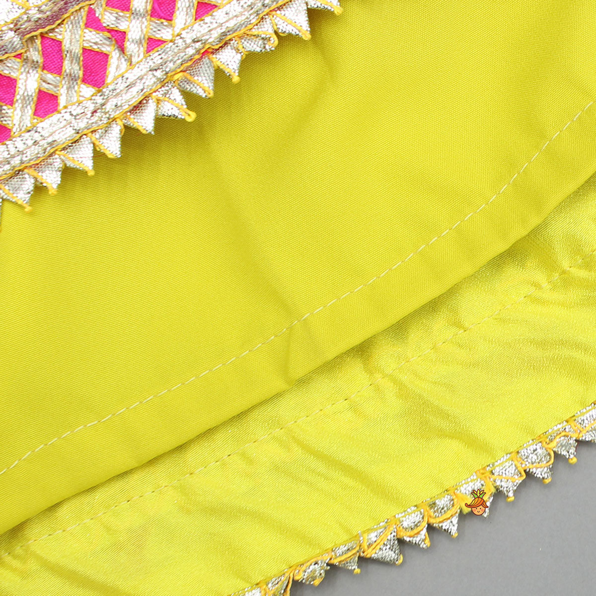 Pre Order: Stylish Mirror Embellished Halter Neck Top With Lehenga And Dupatta