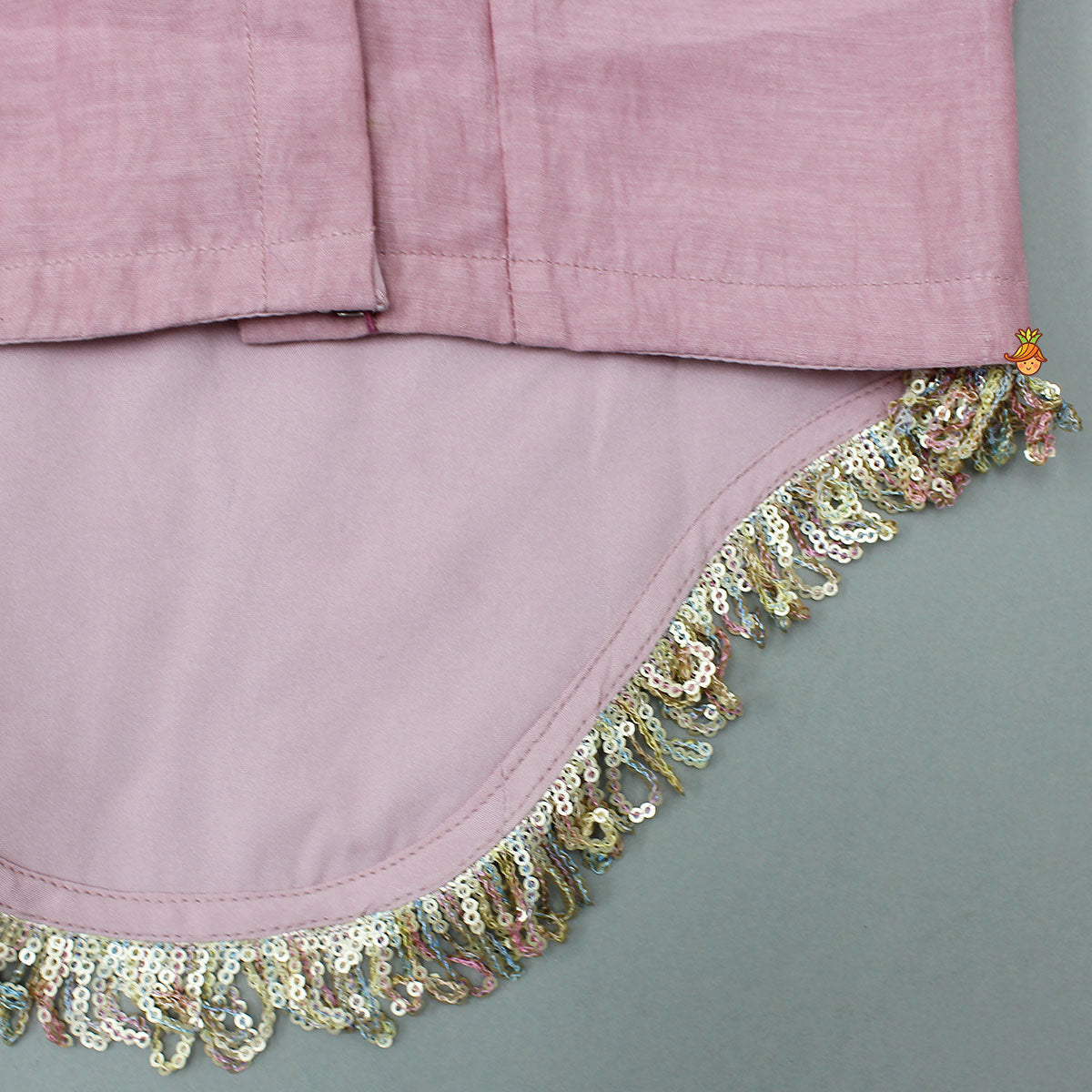 Pre Order: Heavy Beaded Yoke Top With Palazzo And Hair Clip