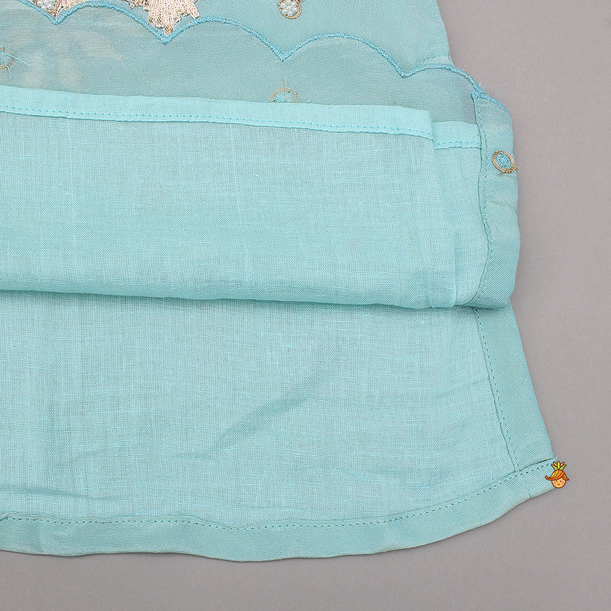 Pre Order: Gota Work Shimmery Kurti And Palazzo