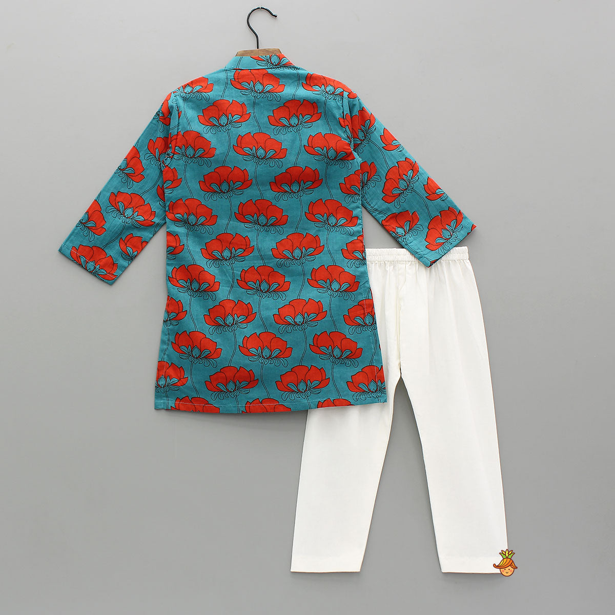 Pre Order: Vibrant Floral Printed Kurta With Pyjama