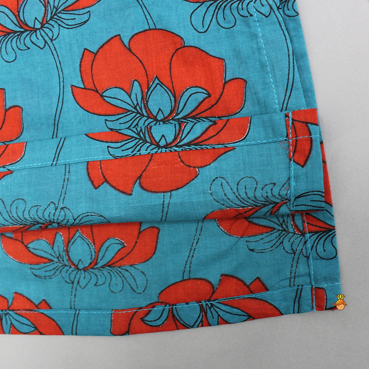 Pre Order: Vibrant Floral Printed Kurta With Pyjama