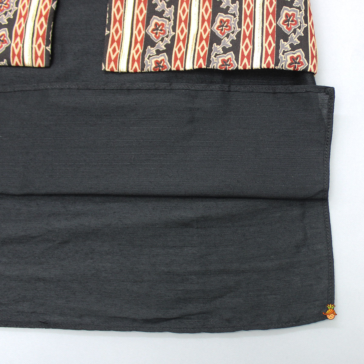 Gota Lace Detailed Jacket Style Kurta And Pyjama