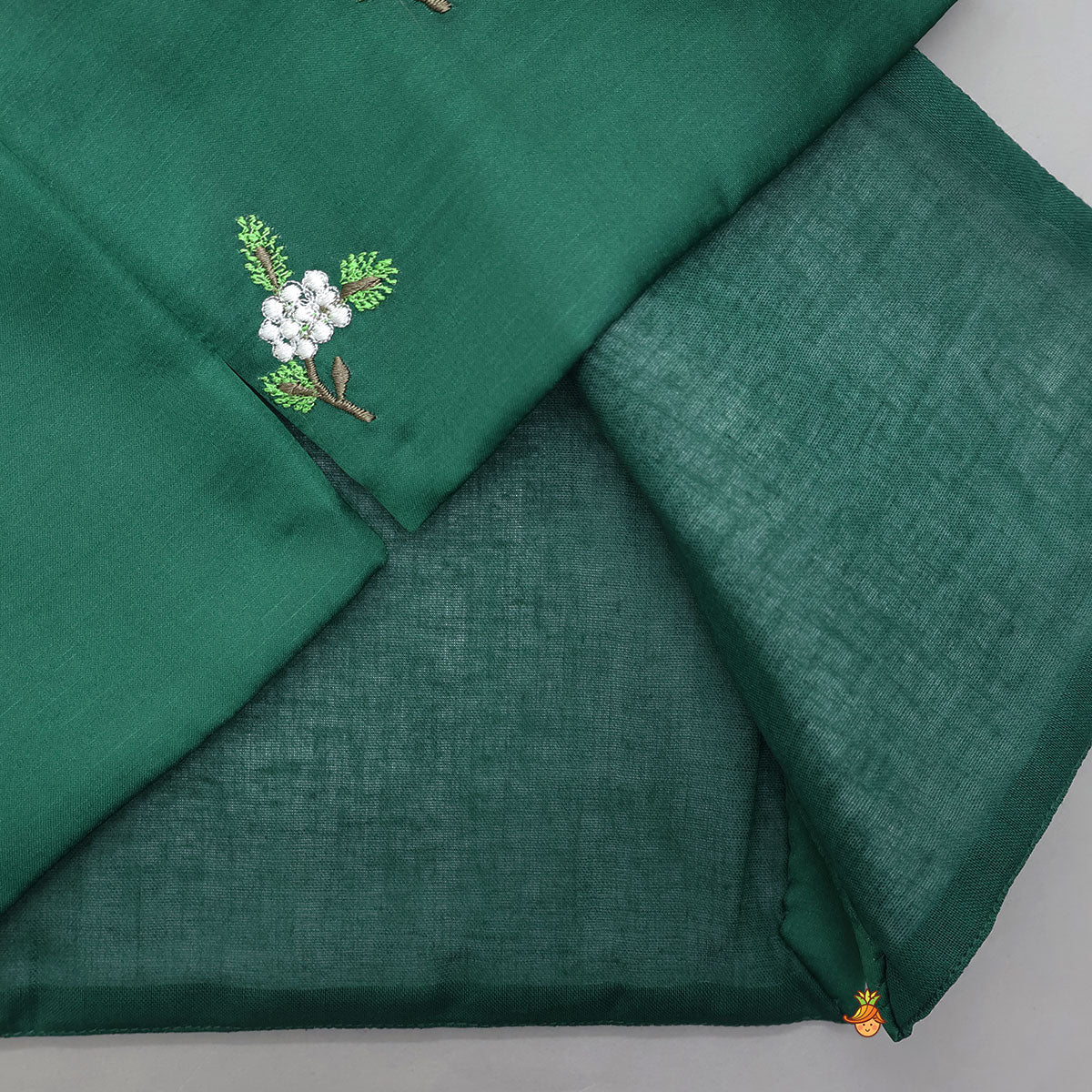 Pre Order: Ethnic Kurta With Floral-Embroidered Exquisite Jacket And Pyjama