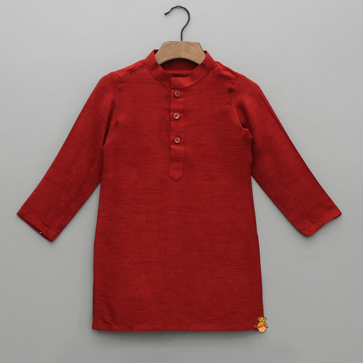 Pre Order: Kurta With Pocket-Detail Asymmetric Jacket And Pyjama