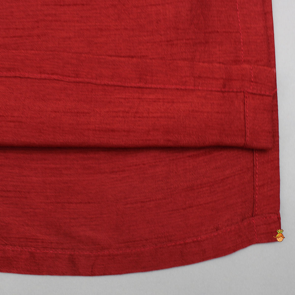 Pre Order: Kurta With Pocket-Detail Asymmetric Jacket And Pyjama
