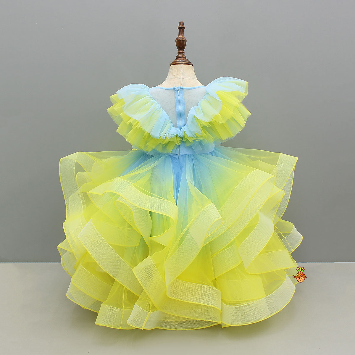 Pre Order: Layered Ruffled Charming Gown