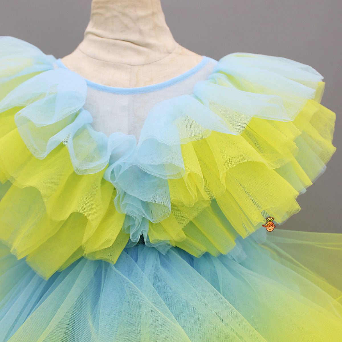 Pre Order: Layered Ruffled Charming Gown