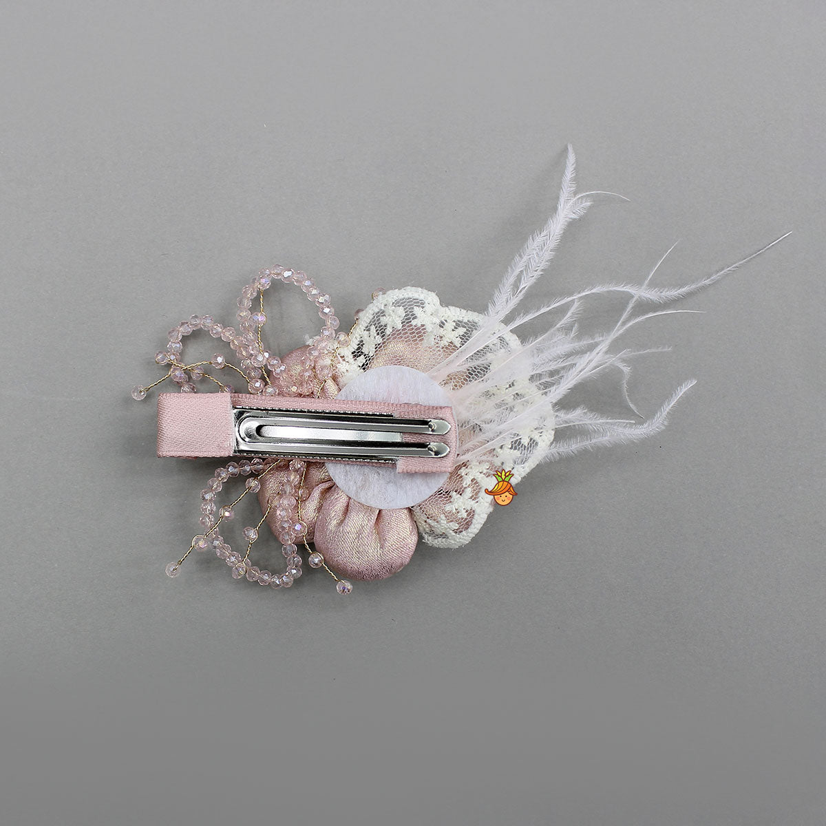 Floral Shimmery Hair Clip