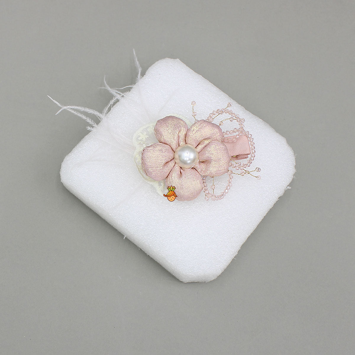 Floral Shimmery Hair Clip