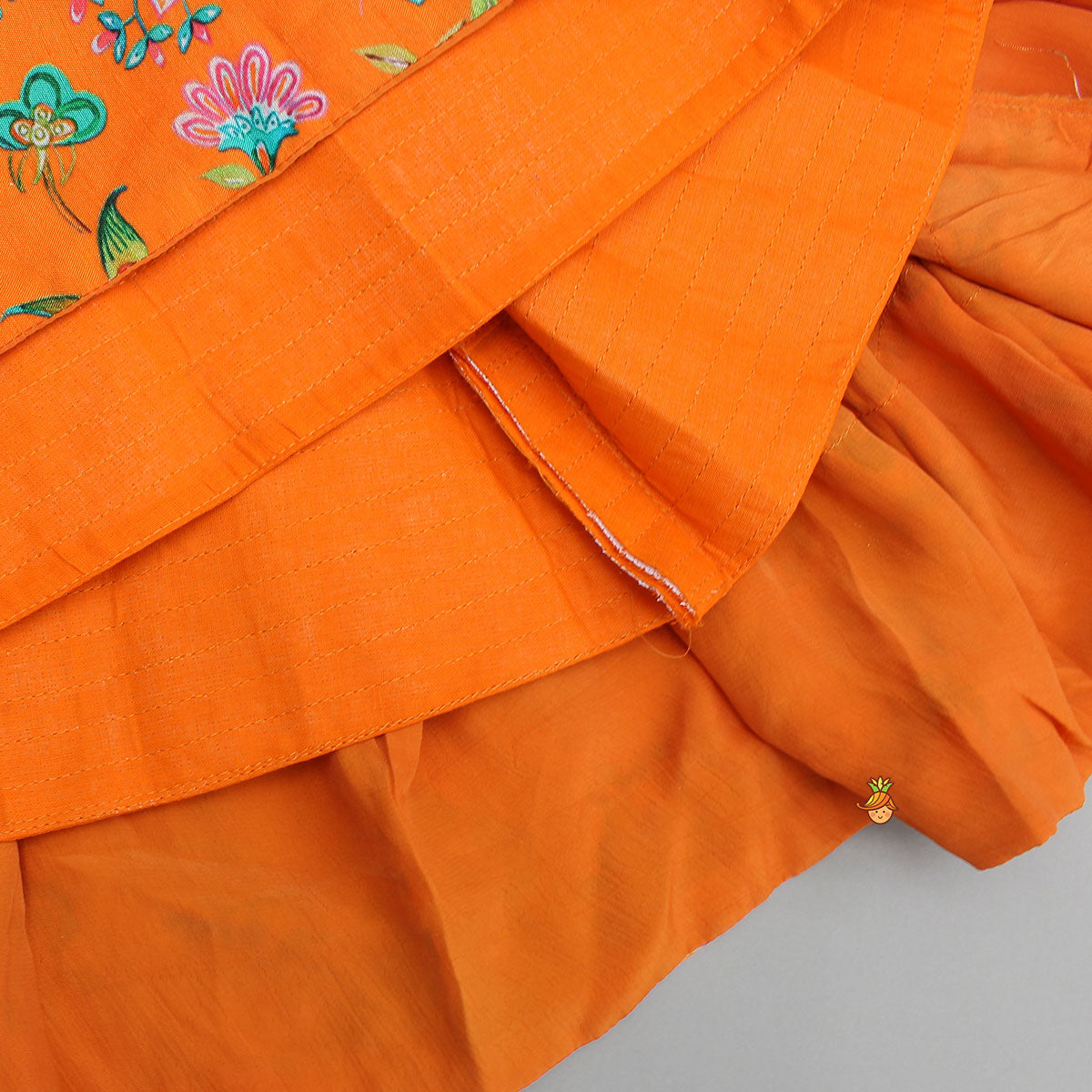 Pre Order: String Hangings Detailed Top And Lehenga