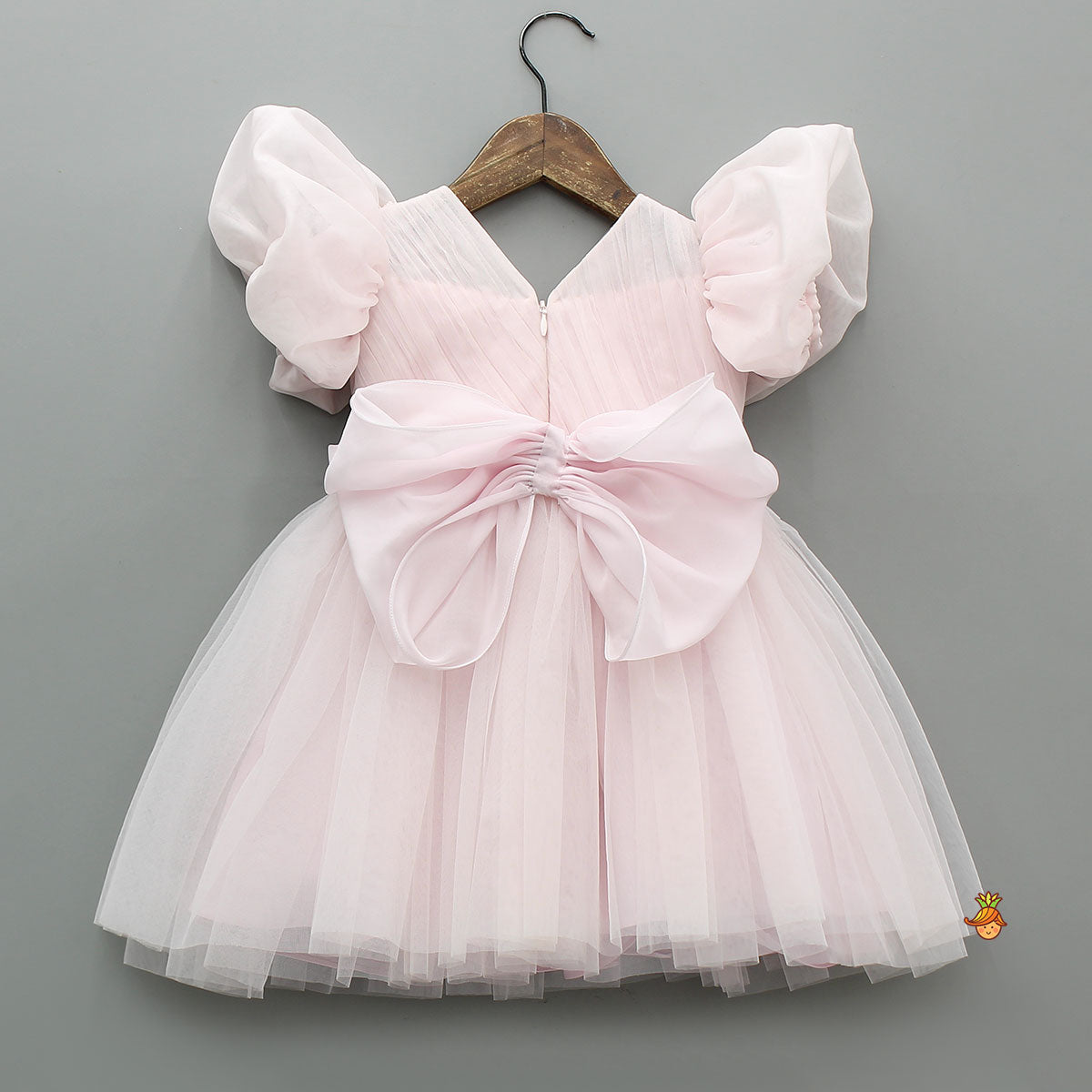 Pre Order: 3D Flower Applique Net Dress