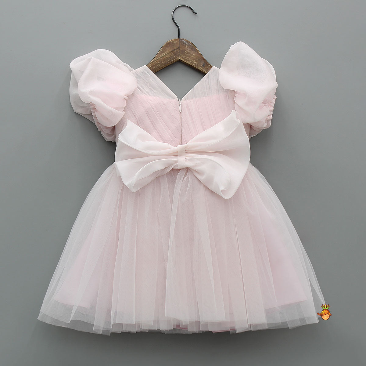 Pre Order: 3D Flower Applique Net Dress