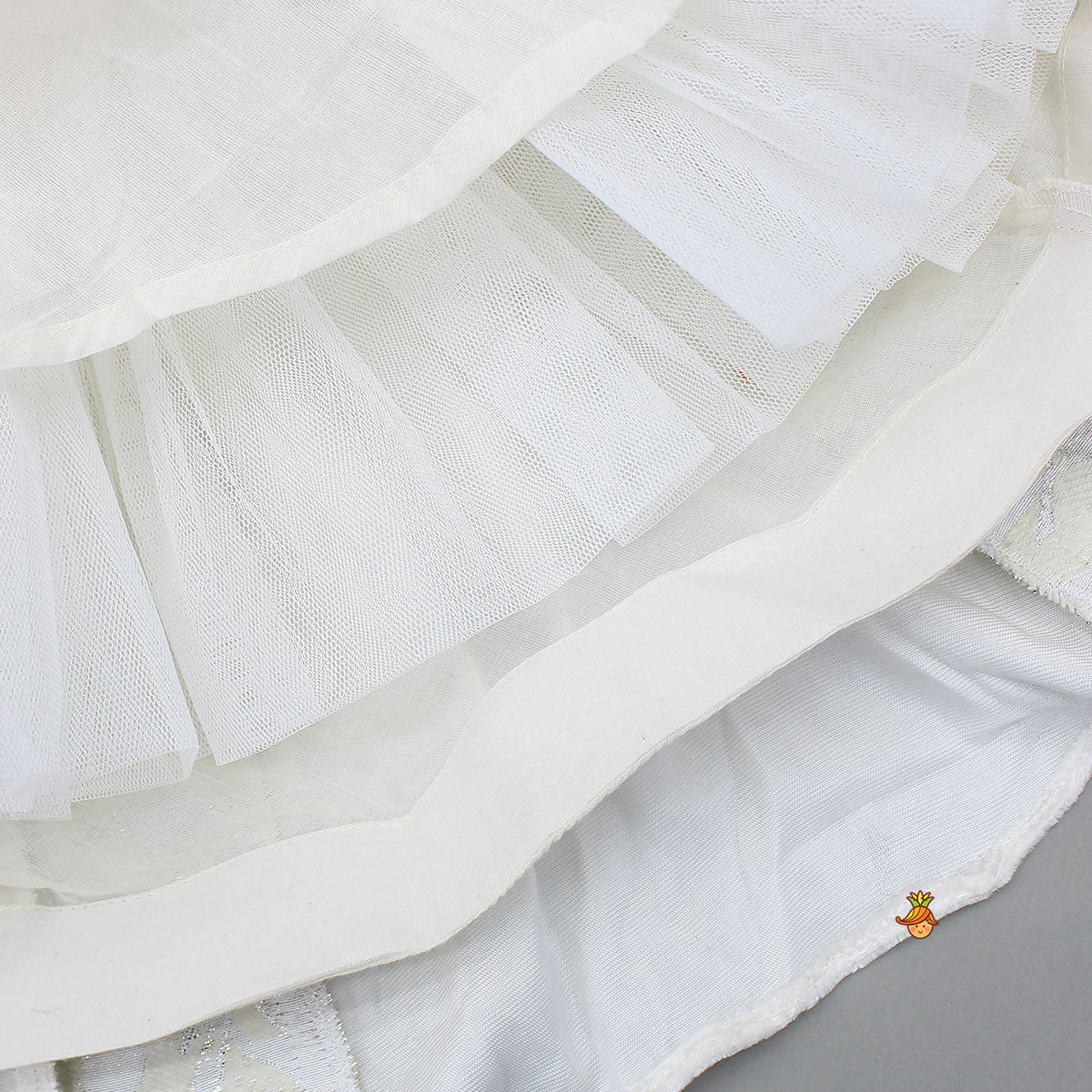 Pre Order: Velvet Inner Top With Halter Neck Fur Top And Gorgeous Dual-Tone Panelled Lehenga