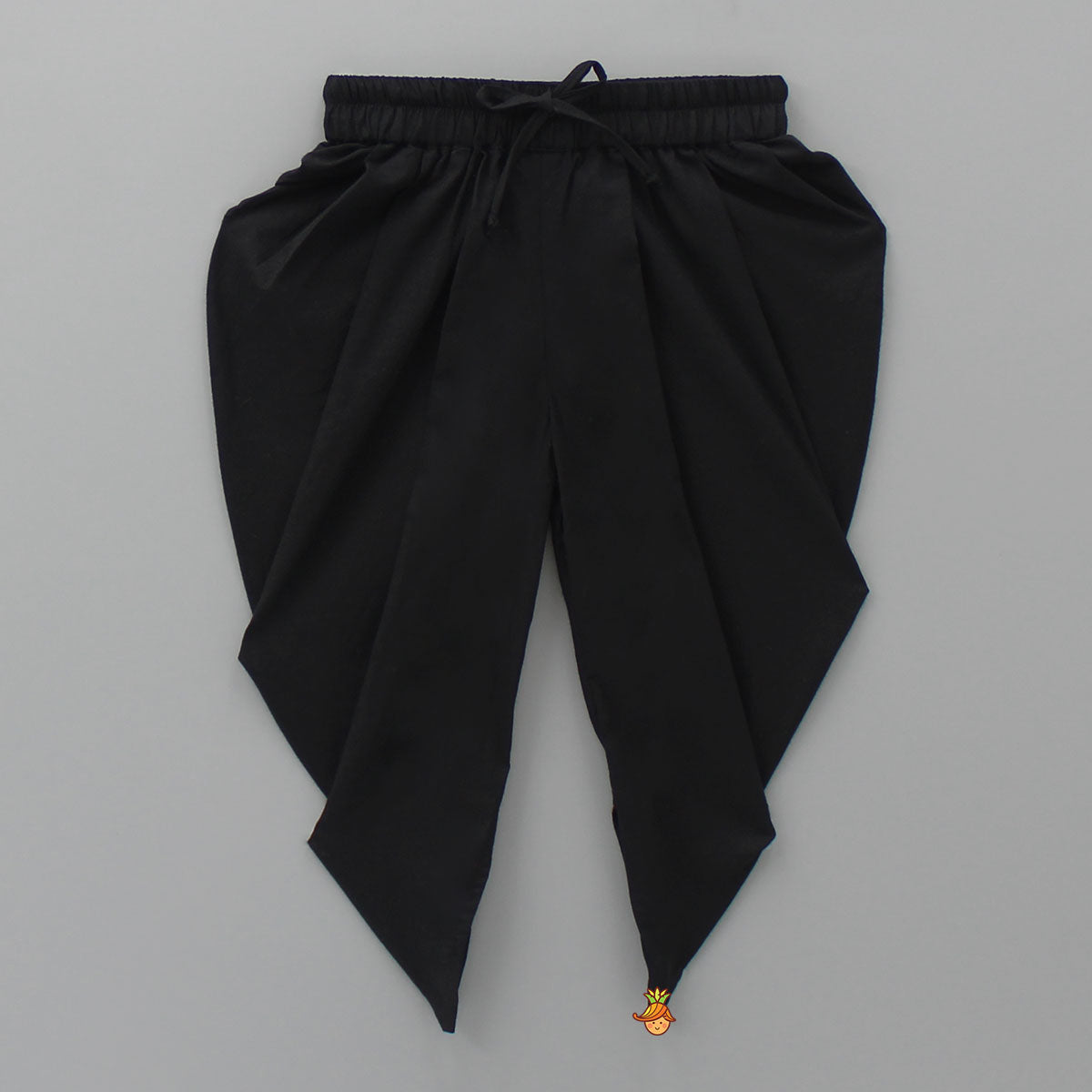 Hand Block Printed Angarkha Kurti With Dhoti