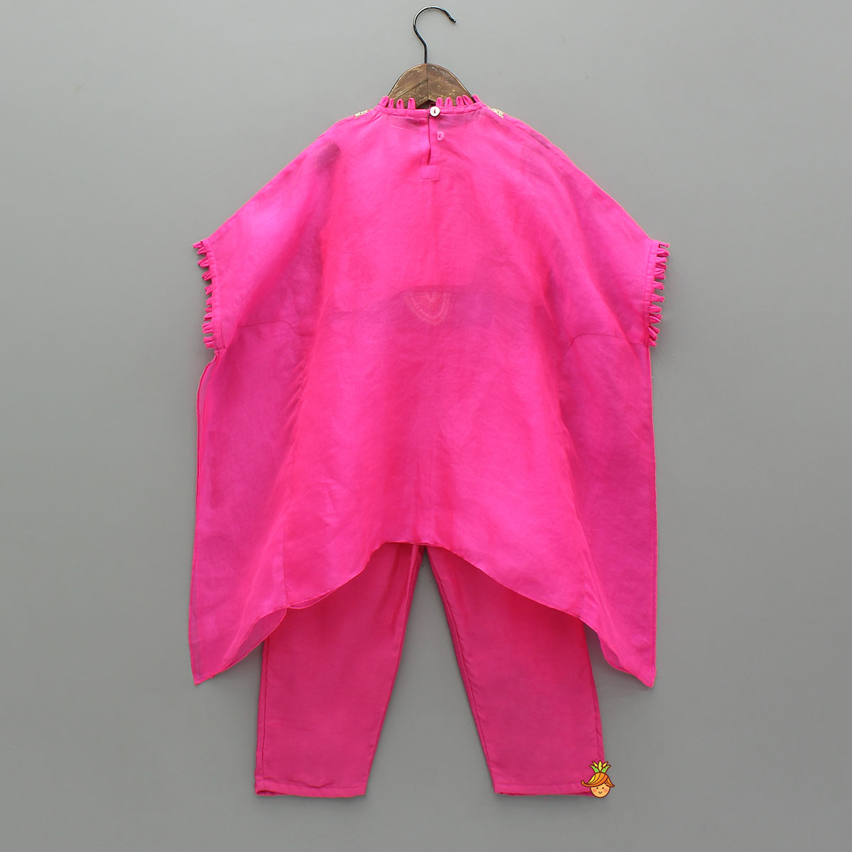 Pre Order: Kaftan Top With Inner Crop Top And Pant