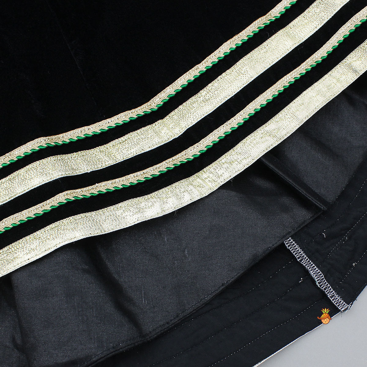 Pre Order: Charming Velvet Anarkali With Front-Open Jacket