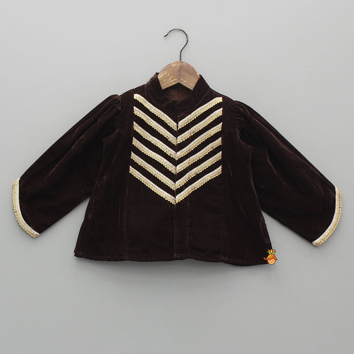 Pre Order: Velvet Lace Work Top And Lehenga