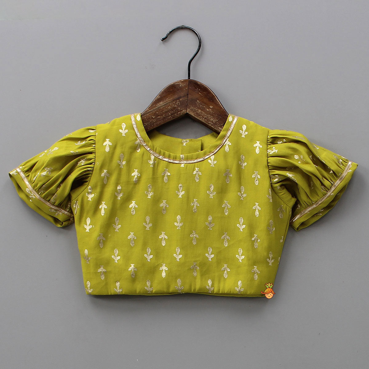 Pre Order: Stylish Sleeves Gorgeous Top With Lehenga And Dupatta