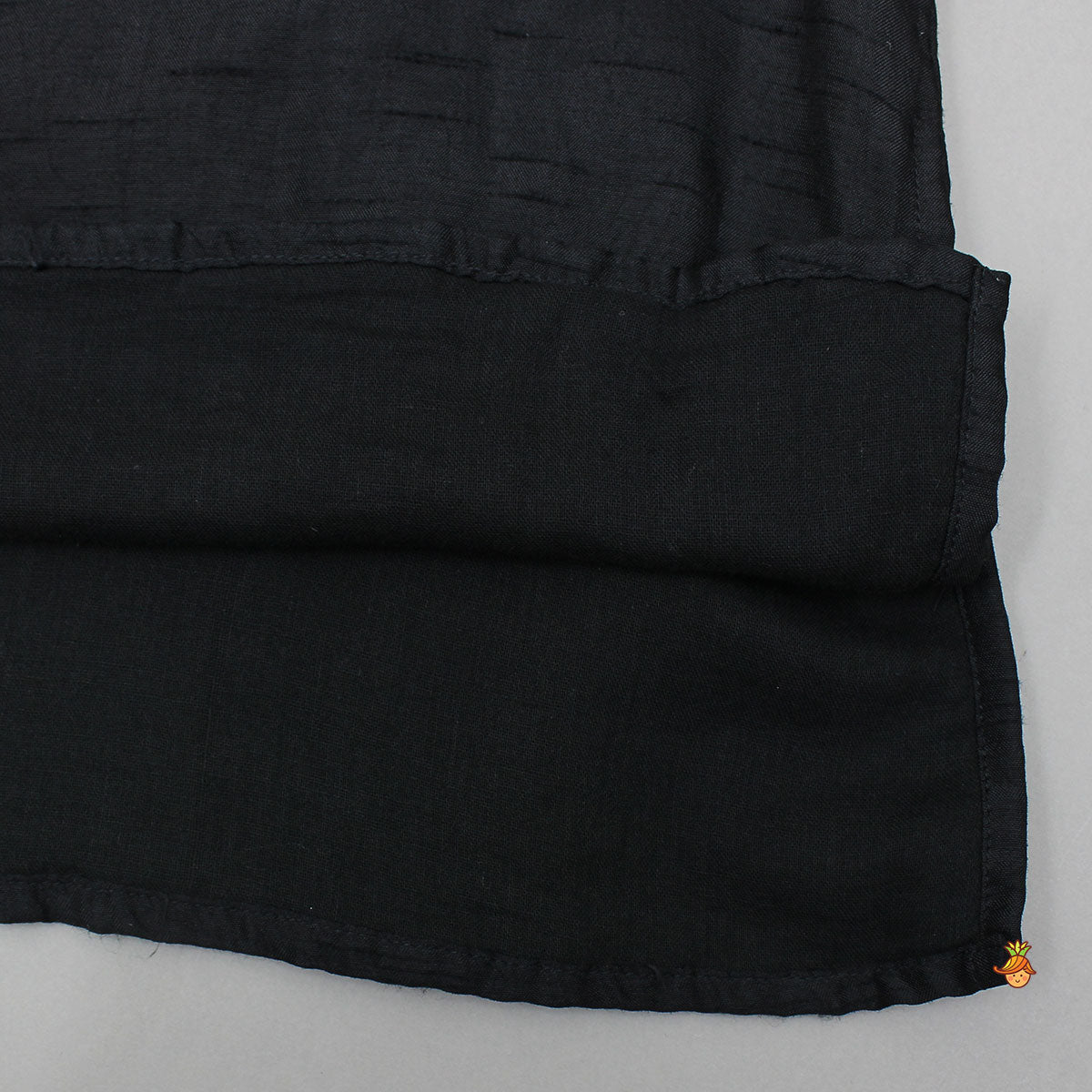 Pre Order: Silk Ethnic Kurta With Asymmetric Front-Open Jacket And Pyjama