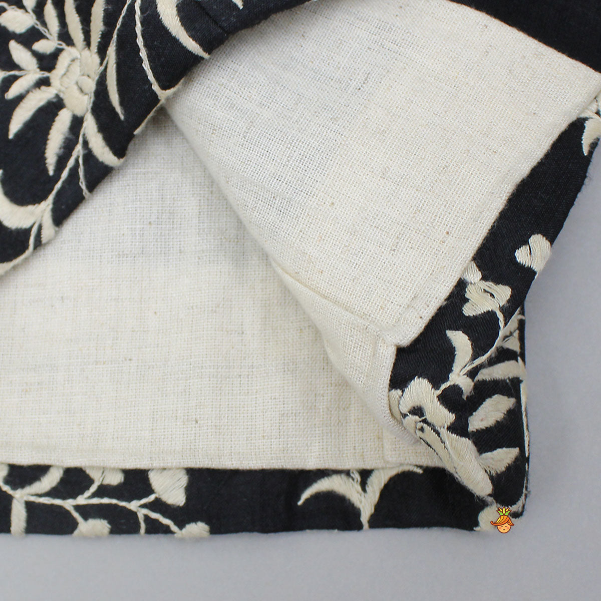 Pre Order: Silk Ethnic Kurta With Asymmetric Front-Open Jacket And Pyjama