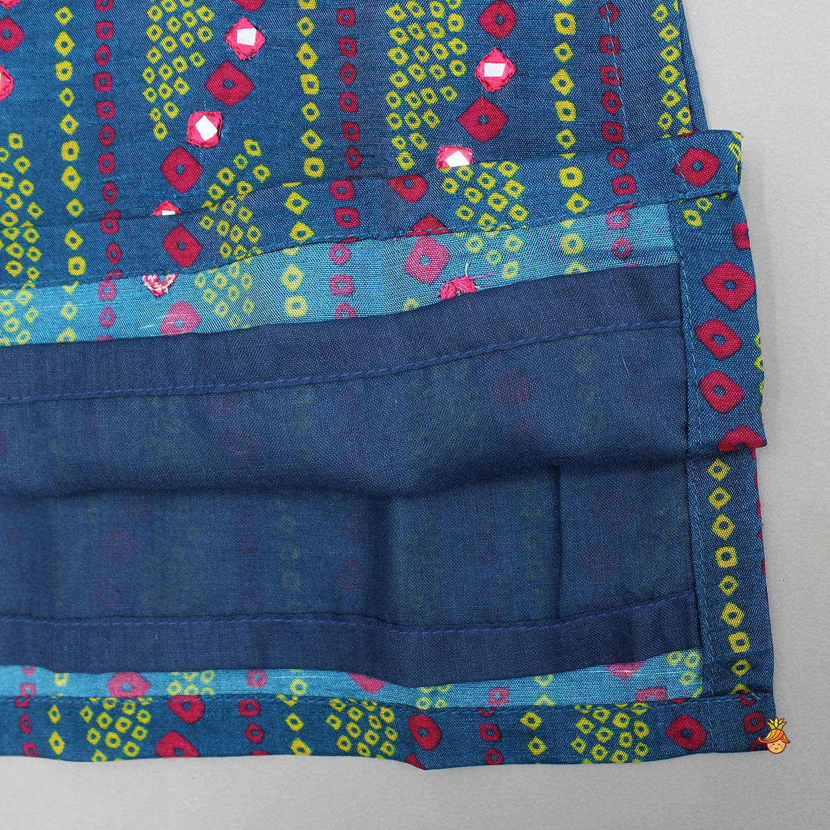 Pre Order: Bandhani Printed Kurta And Pyjama