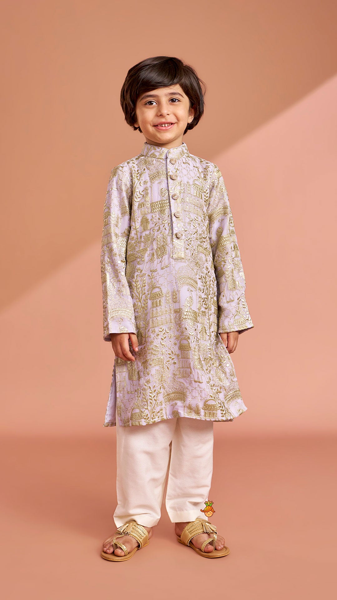 Pre Order: Heavy Embroidered Kurta And Pyjama