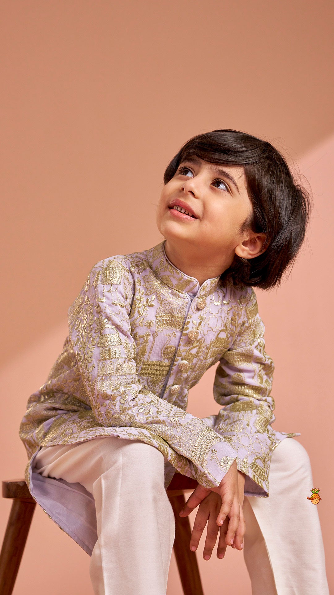 Pre Order: Heavy Embroidered Kurta And Pyjama