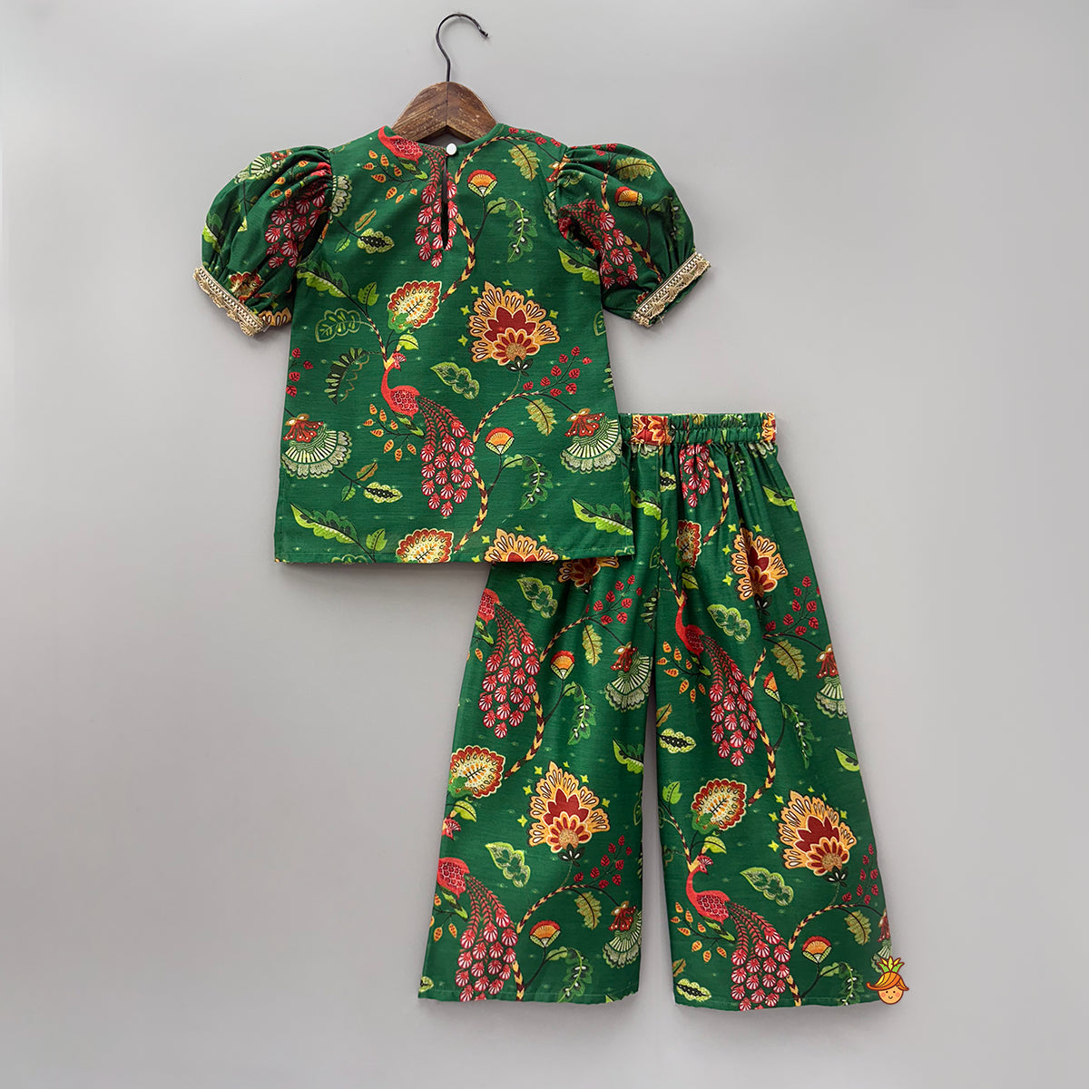 Adorable Printed Kurti With Parallel Pants