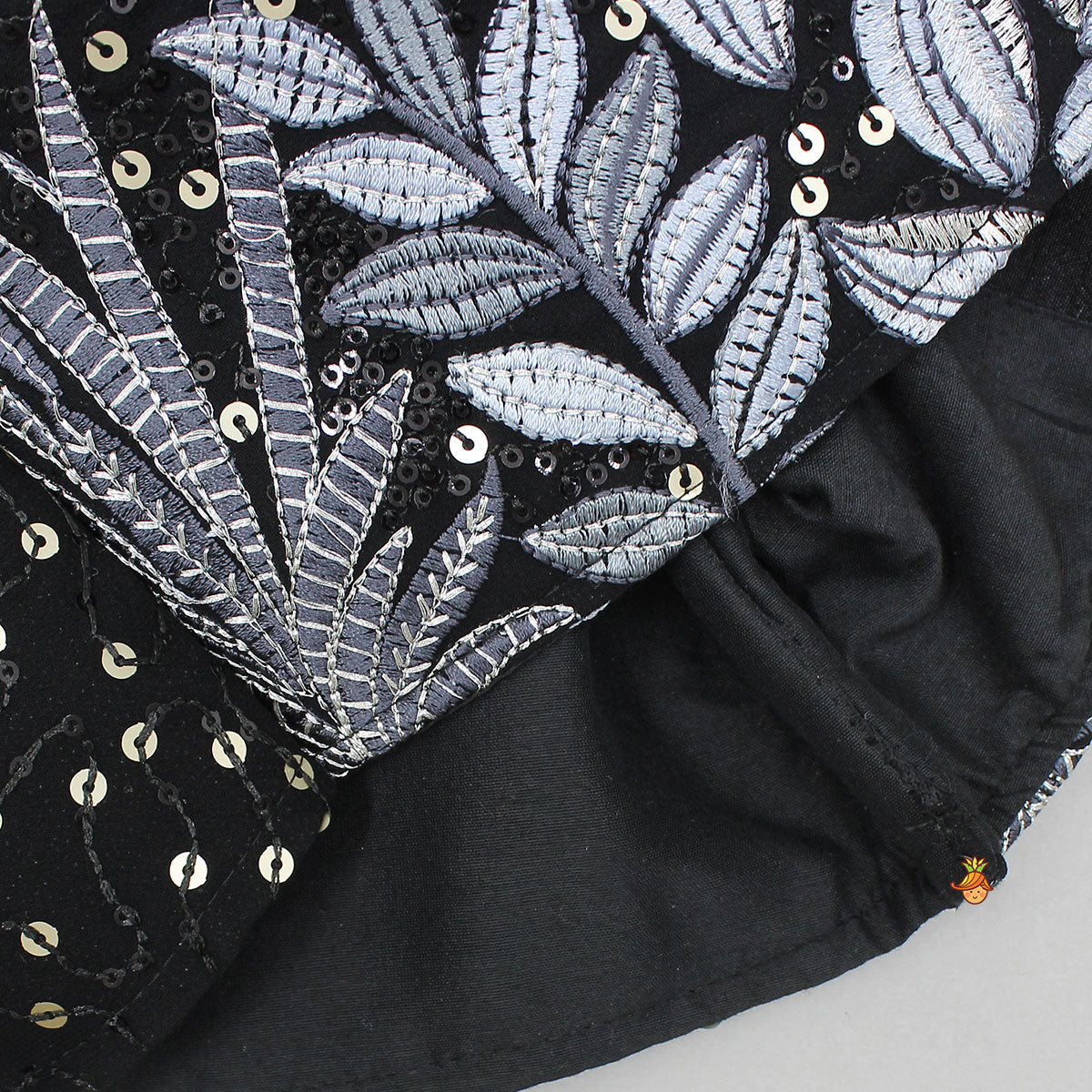 Pre Order: Thread And Sequins Embroidered Jacket-Style Top With Palazzo