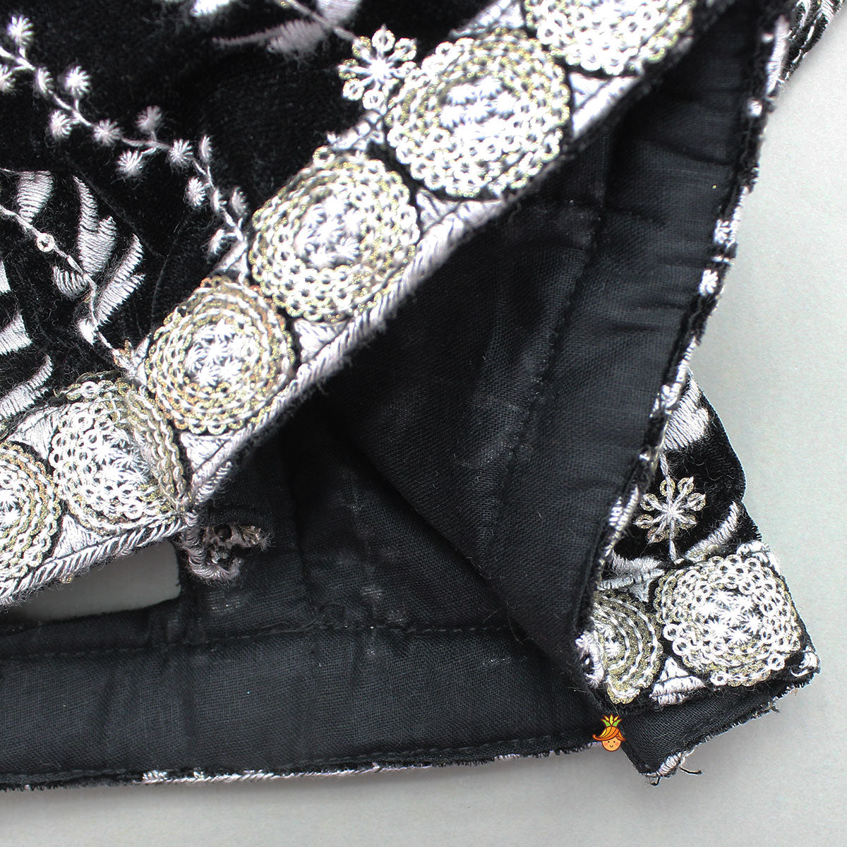 Pre Order: Gorgeous Top And Heavy Thread-Embroidered Velvet Lehenga With Matching Dupatta