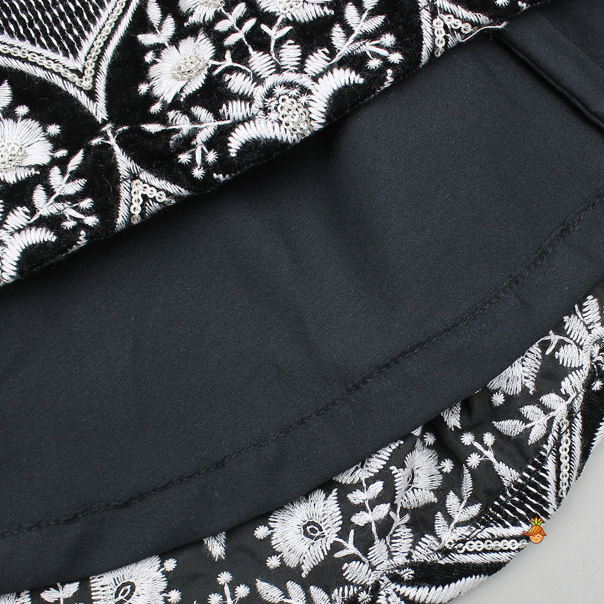 Pre Order: Gorgeous Top And Heavy Thread-Embroidered Velvet Lehenga With Matching Dupatta