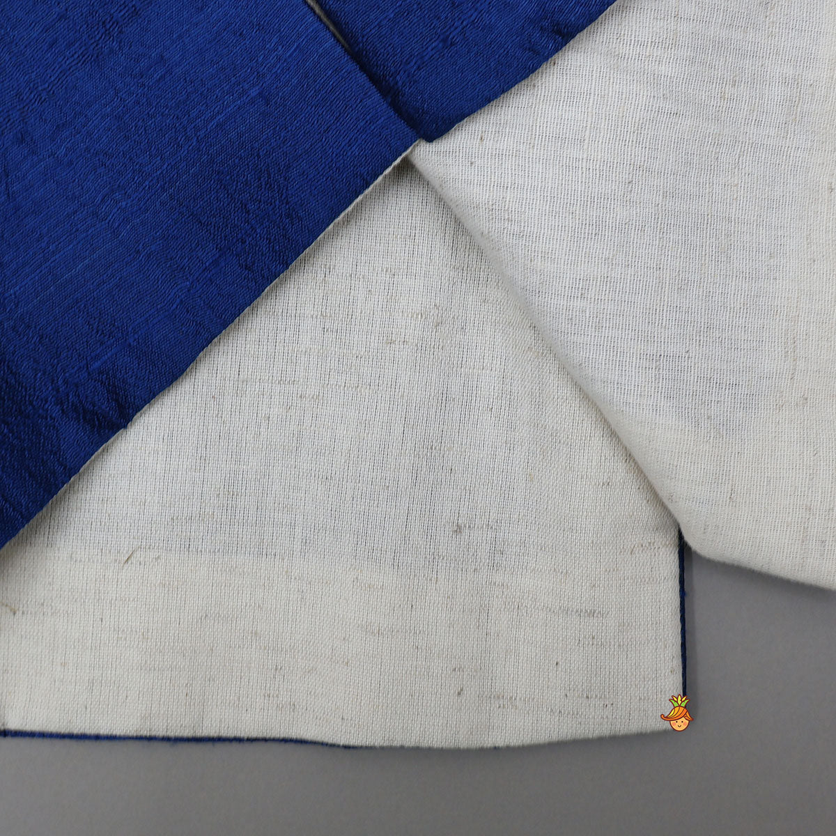 Pre Order: Embroidered Front-Panel Kurta With Open Jacket And Pyjama