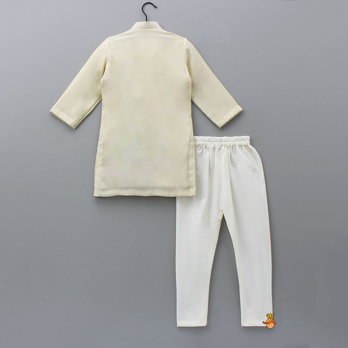 Pre Order: Embroidered Front Placket Kurta With Churidar