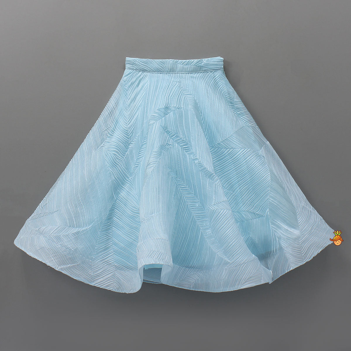 Pre Order: Checks Embroidered Top And Lehenga With Detachable Balloon Sleeves