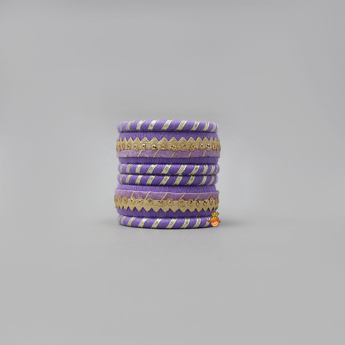 Gota Lace Detailed Thread Bangles