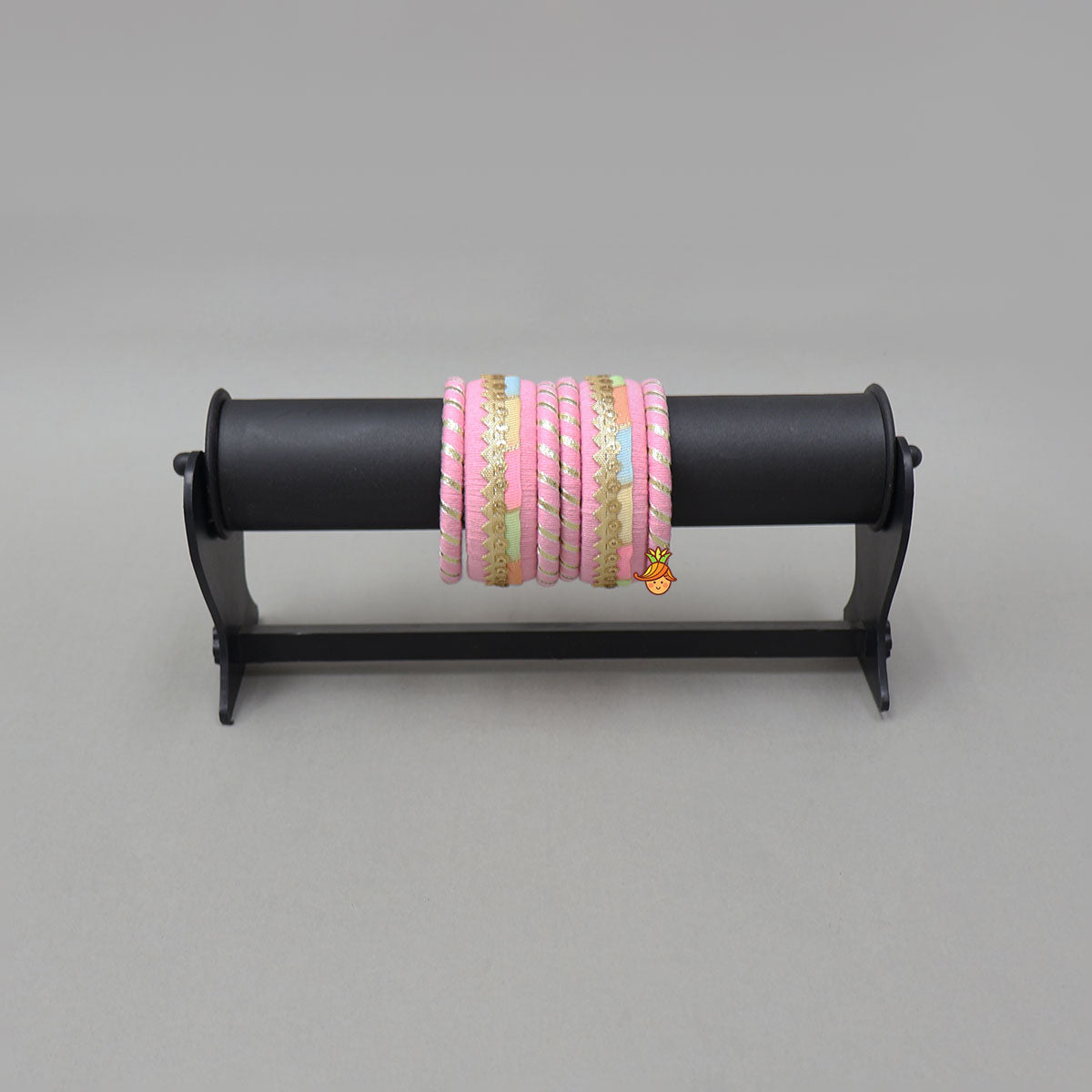 Gota Lace-Embellished Thread Bangles