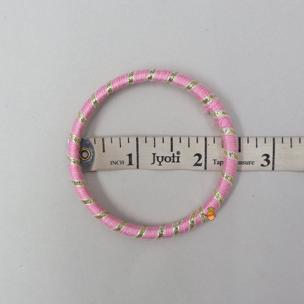 Gota Lace-Embellished Thread Bangles