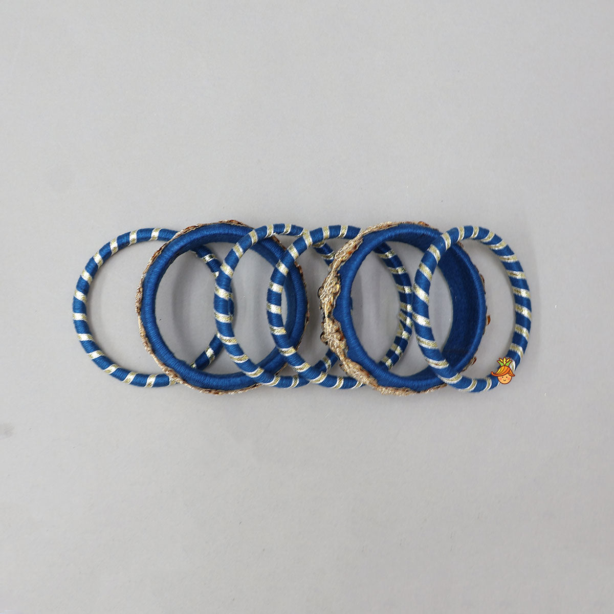 Beautiful Floral Sequin Work Thread Bangles