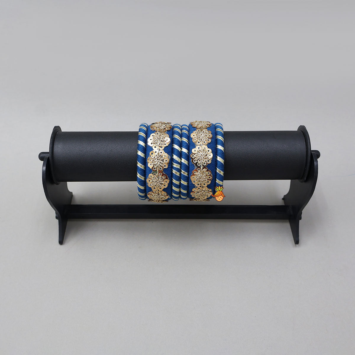Beautiful Floral Sequin Work Thread Bangles