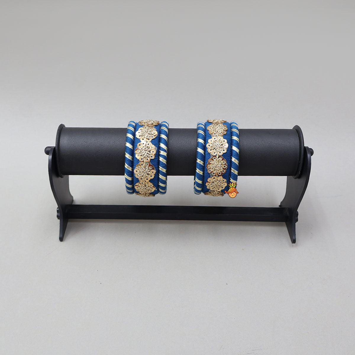 Beautiful Floral Sequin Work Thread Bangles