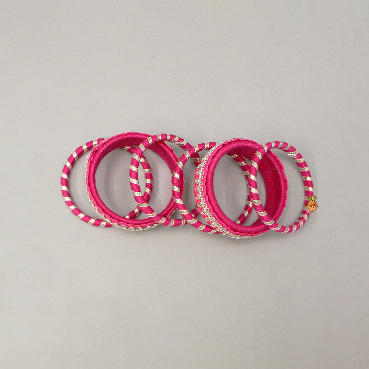 Beautiful Gota Lace Embellished Thread Bangles