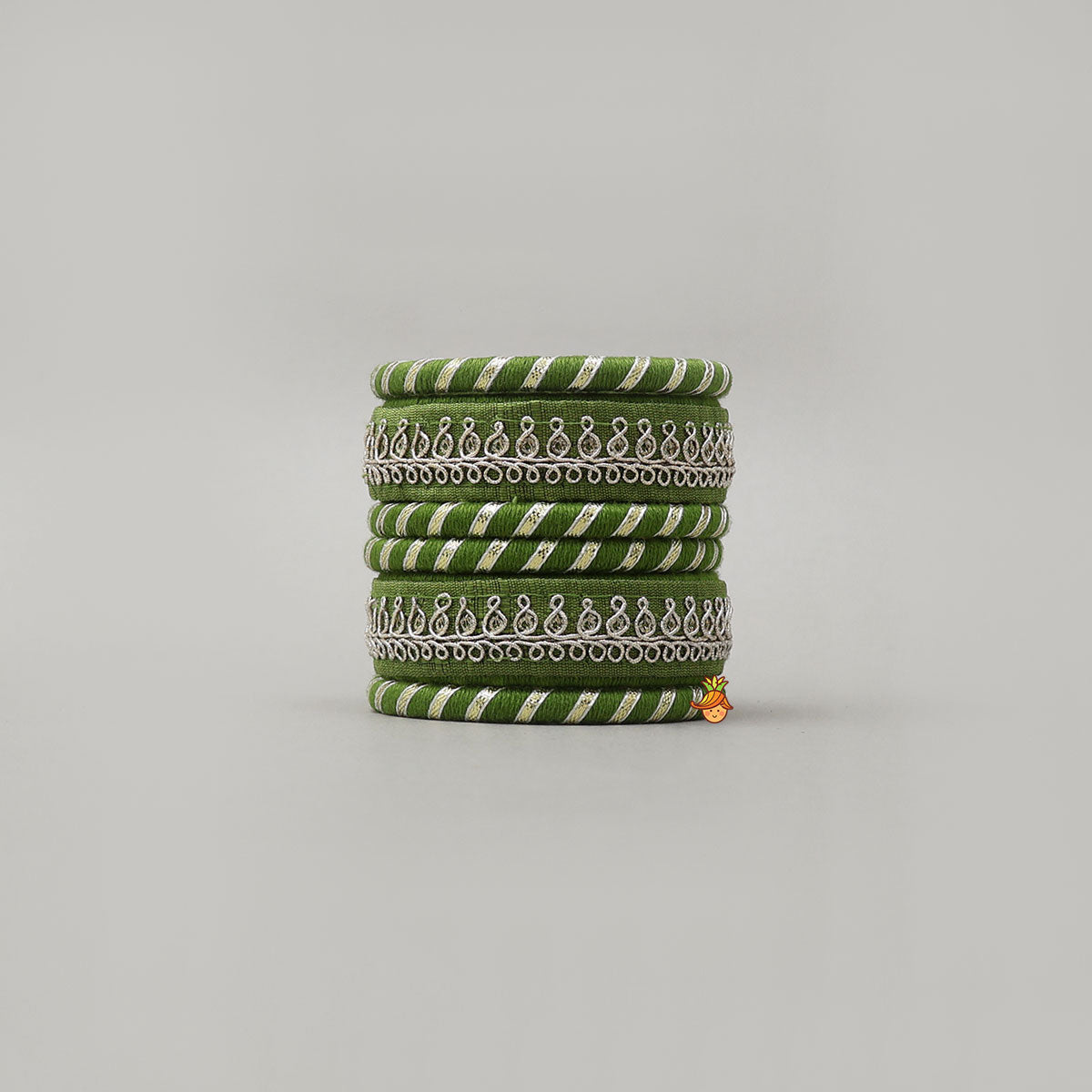 Exquisite Gota Lace Detailed Thread Bangles