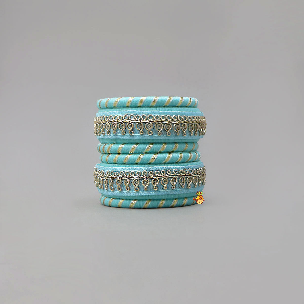 Gota Lace-Embellished Beautiful Thread Bangles