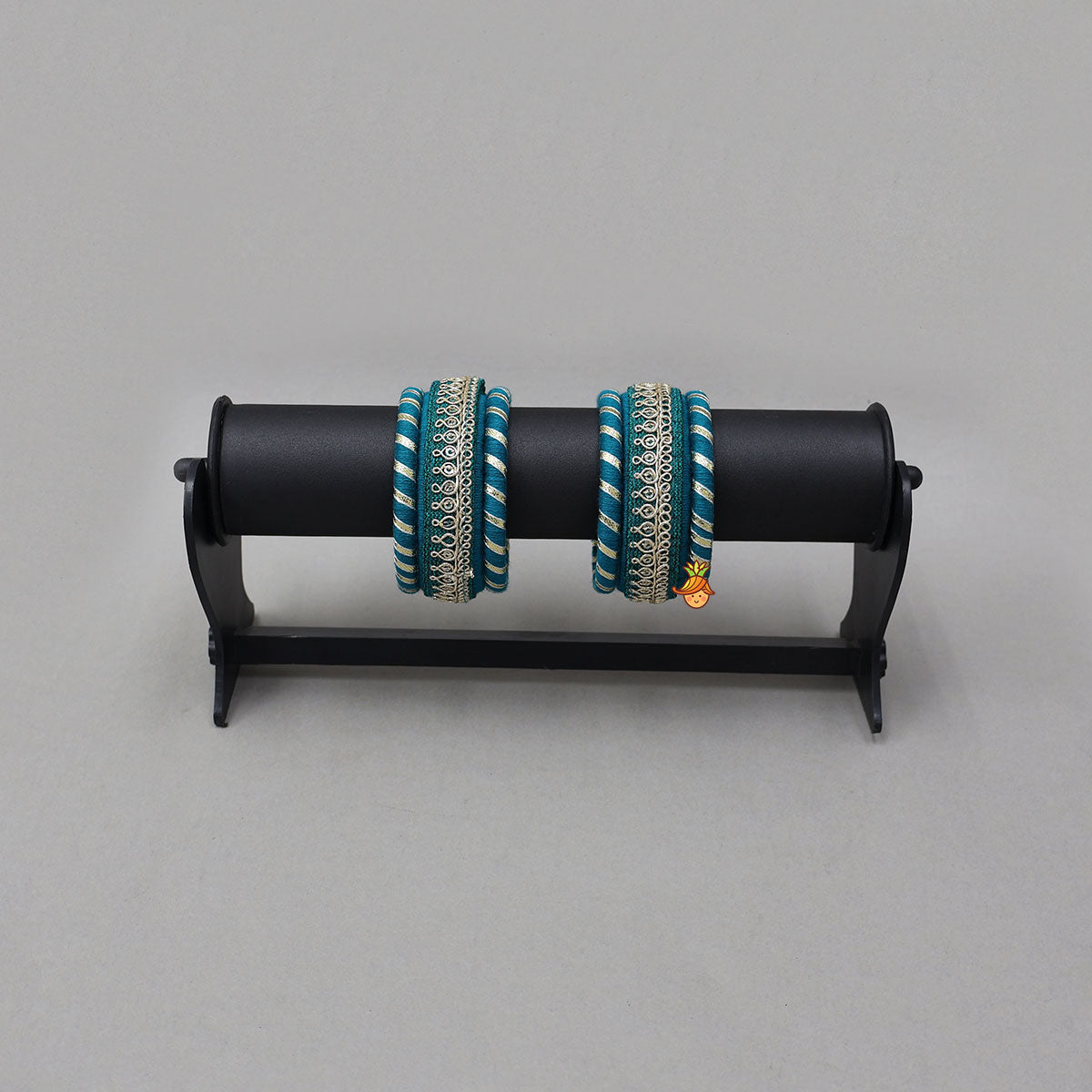 Charming Gota Lace Detailed Thread Bangles