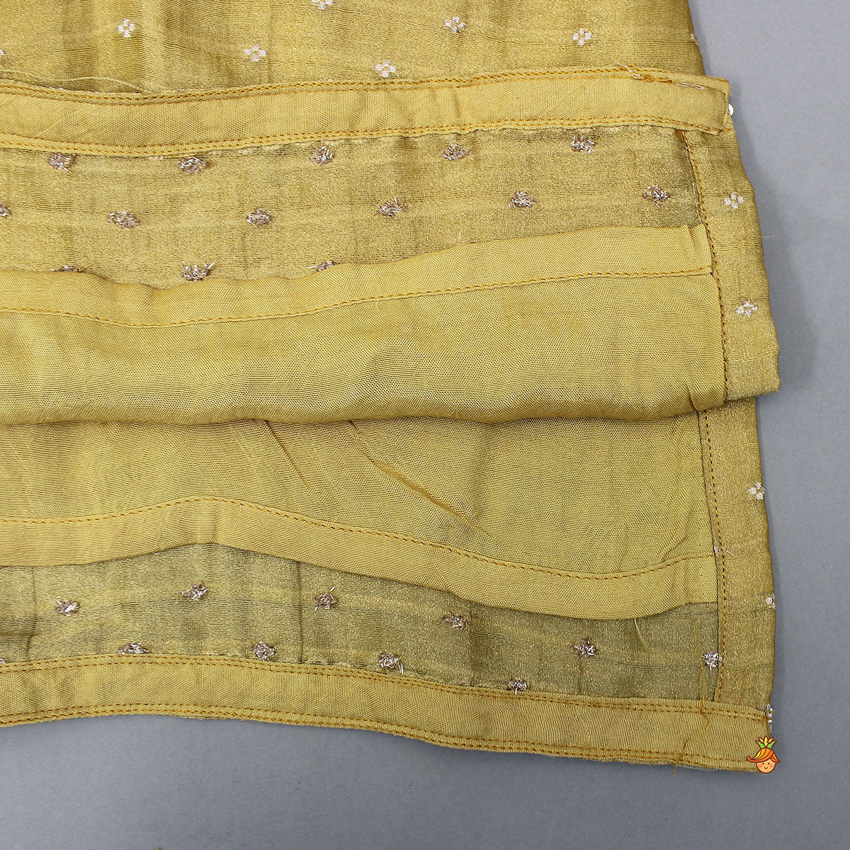 Pre Order: Beautiful V Neck Kurti With Colour Block Palazzo And Dupatta