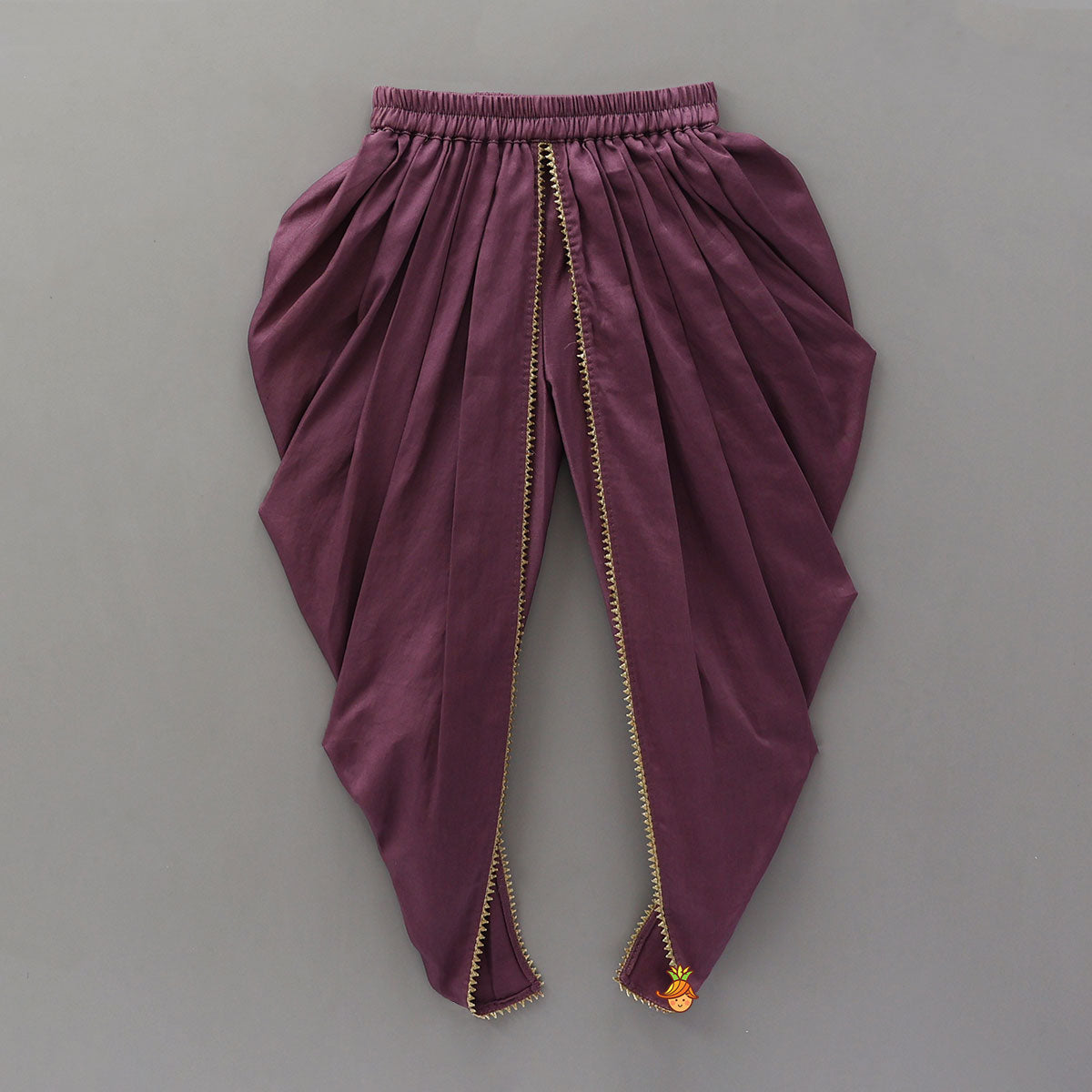 Pre Order: Elegant Ruffled Kurti With Pleated Dhoti