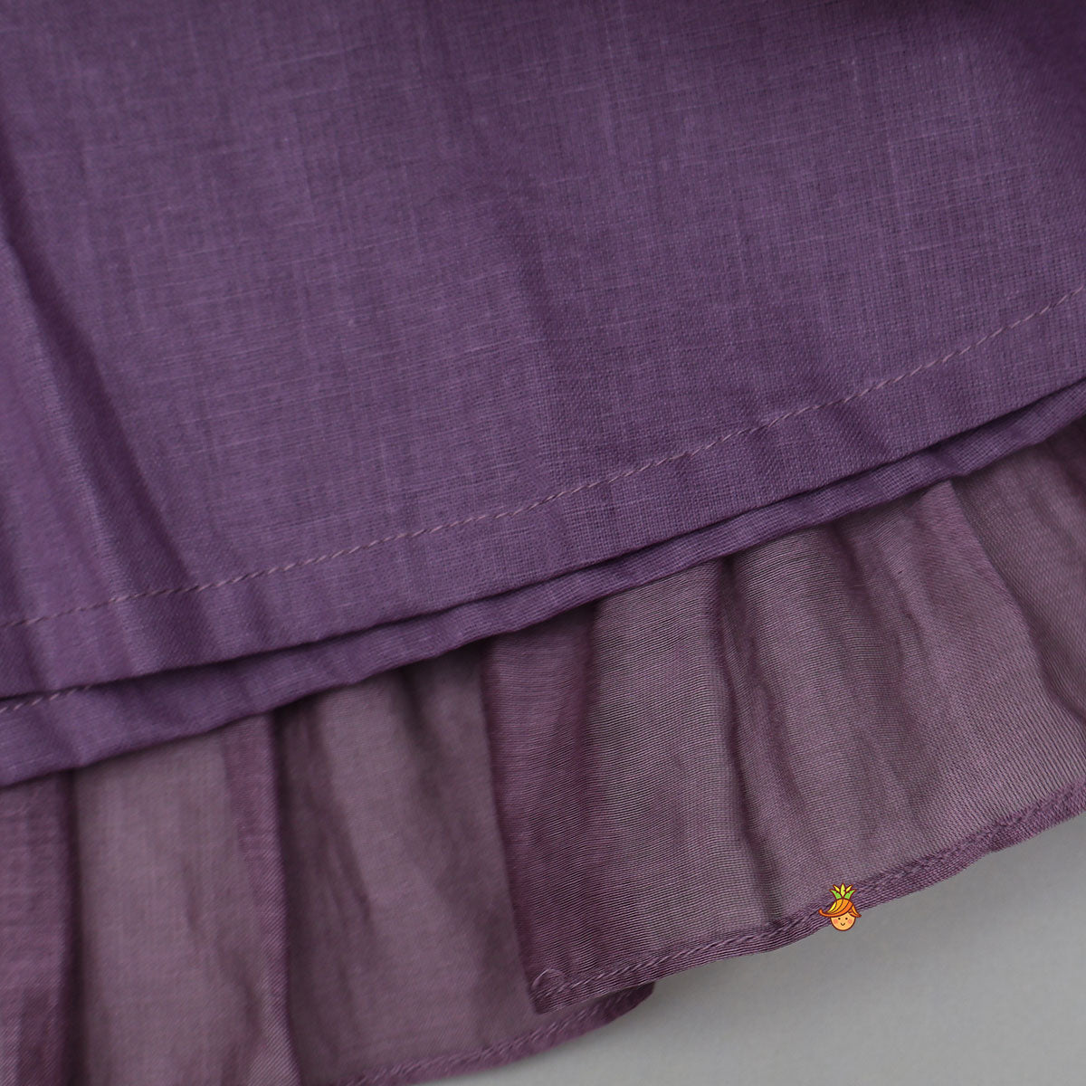 Pre Order: Elegant Ruffled Kurti With Pleated Dhoti